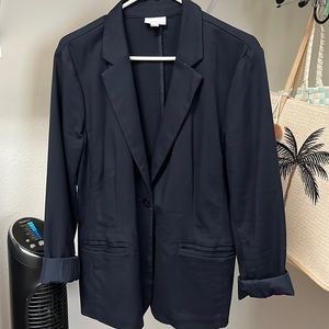 J. Jill Navy Blue Casual Blazer